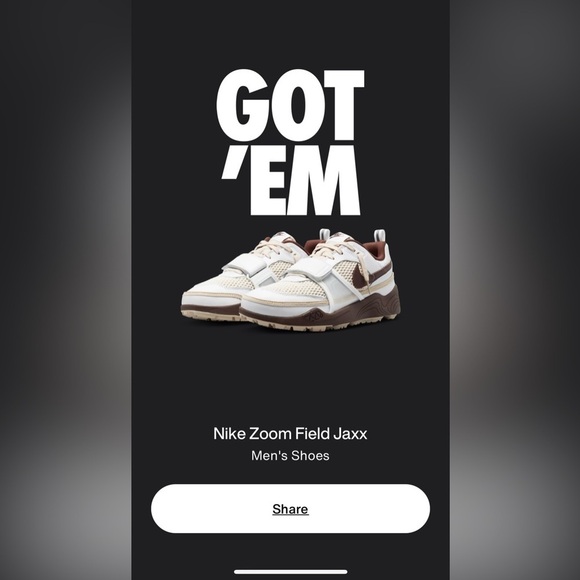 Nike Zoom Field Jaxx x Travis Scott Sneakers NIB Men’s 10 / Women’s 11.5 - Picture 15 of 15